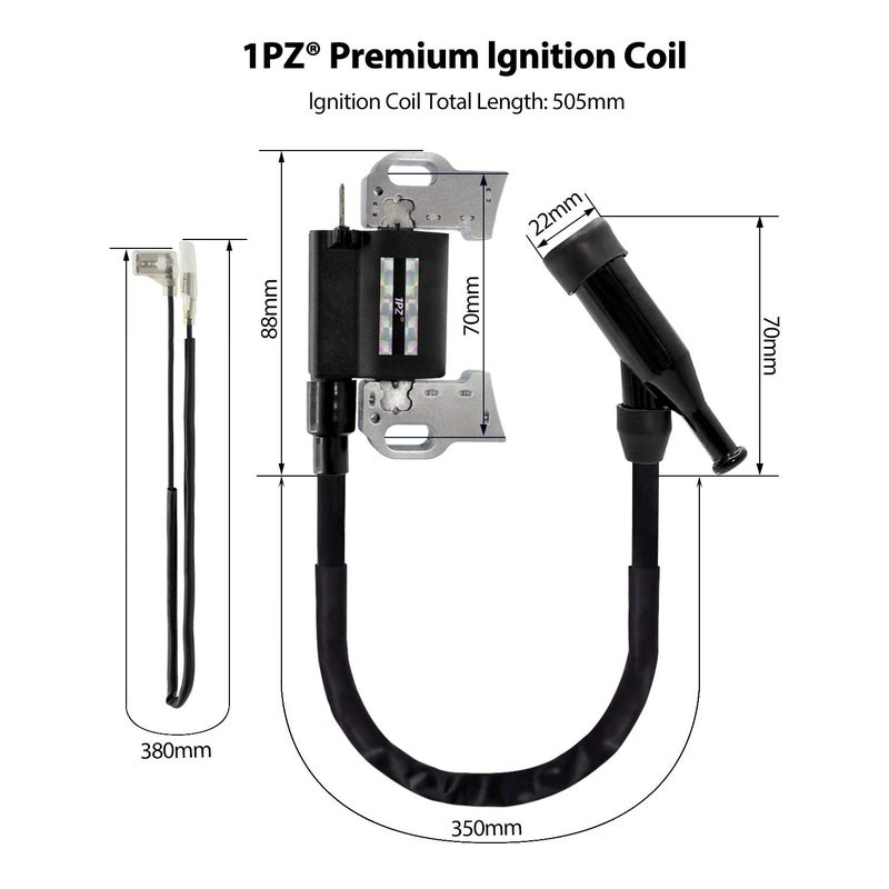 1PZ ملف إشعال 1PZ HG2-F07 مع شمعة إشعال لمحرك مولد الغاز Predator 420cc 5000W 6500W 7000W 8750W - Image 2
